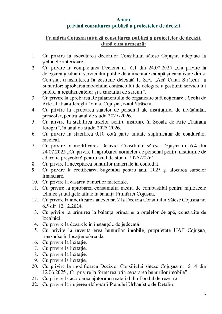 Aviz consultare publică a proiectelor de decizii_1