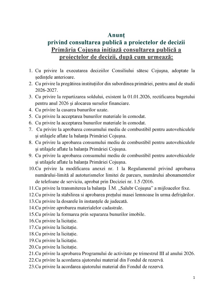 Aviz consultare publică a proiectelor de decizii_1